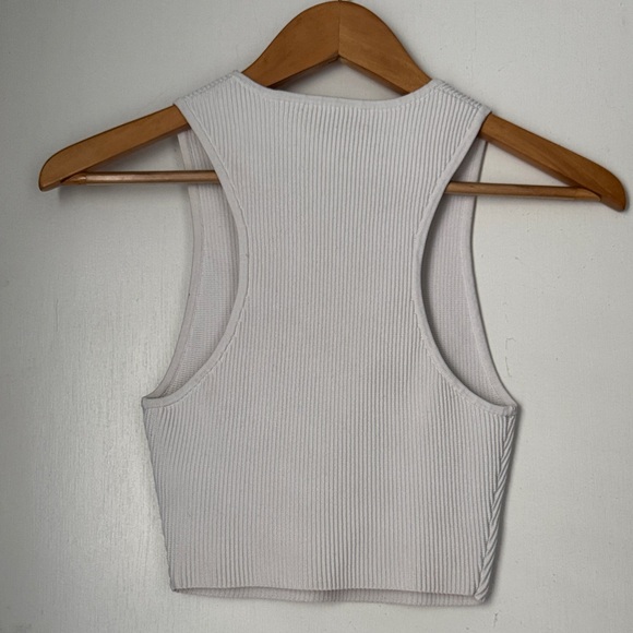 Babaton Ivory Ribbed Tank Top - Picture 3 of 5